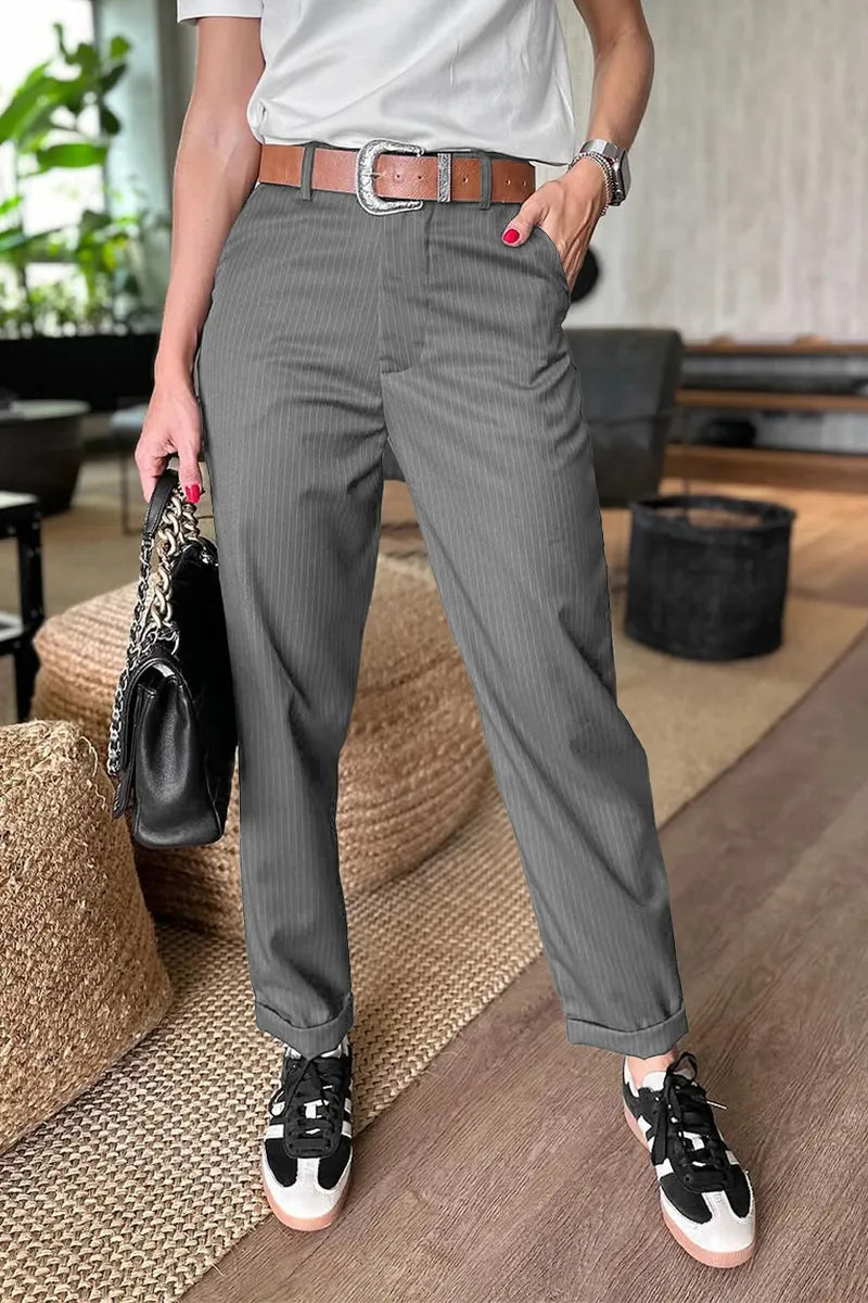 MATHILDA | PANTALON DE COSTUME À RAYURES