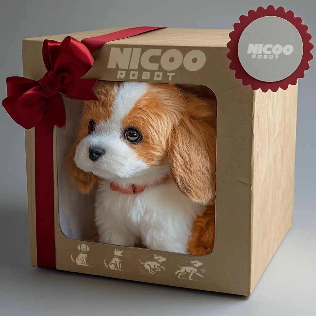 🟢🐶NICOO – Mein realistisches Roboter-Welpenspielzeug