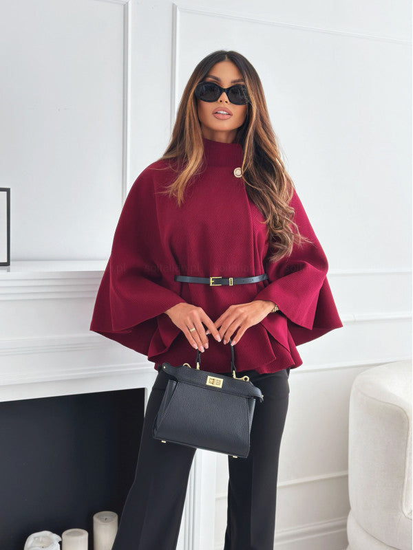 LIA - Chic Butterfly Jacket with Belt