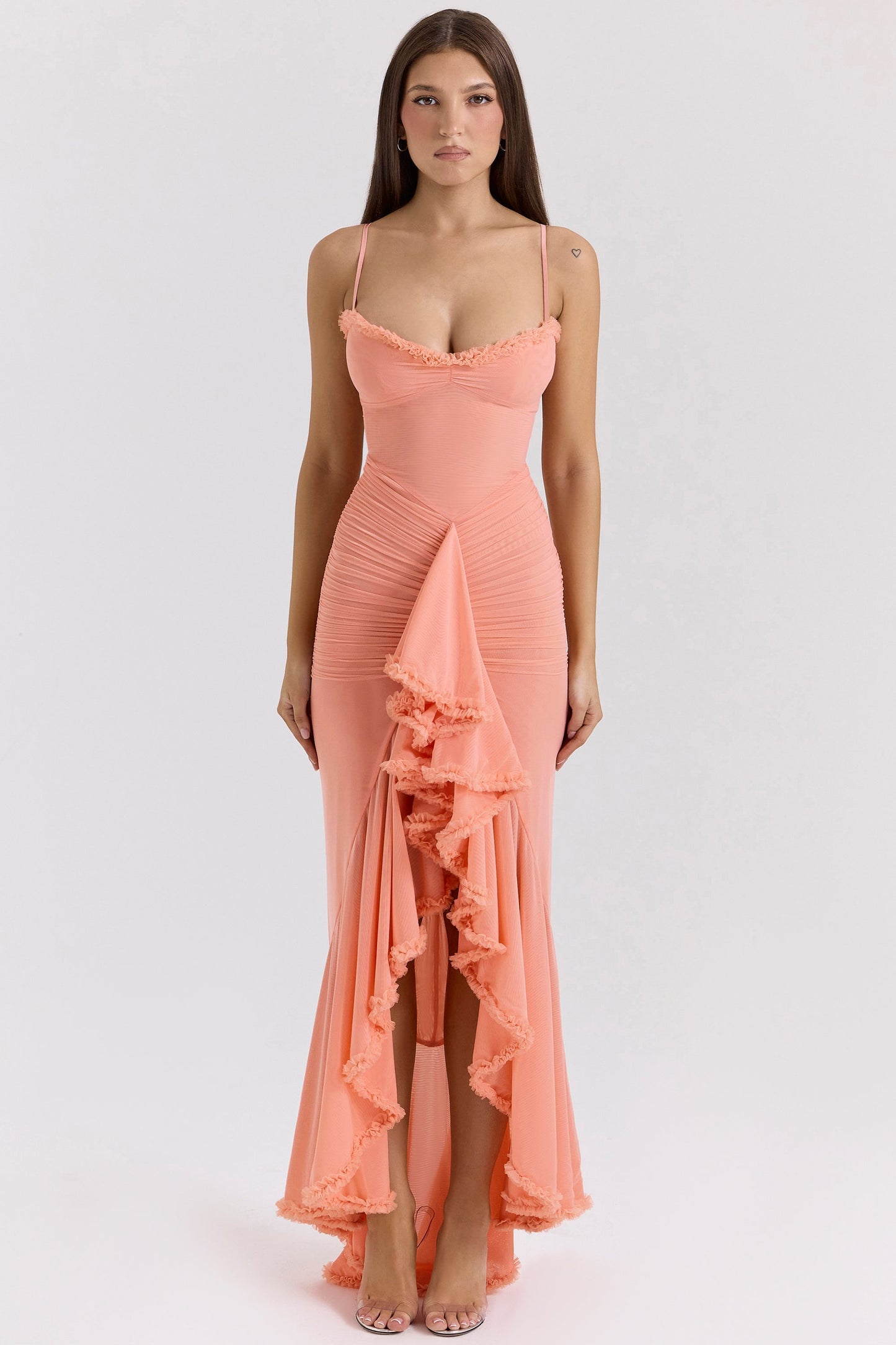 Stella - Robe longue à volants