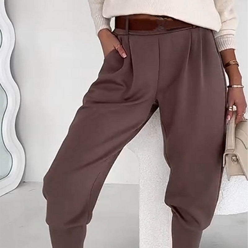 🏆Maximal 50 % Rabatt🏃♂️Bequeme Neun-Punkt-Tapered-Hose für Damen