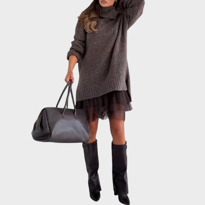 Nora | Oversize-Strickkleid