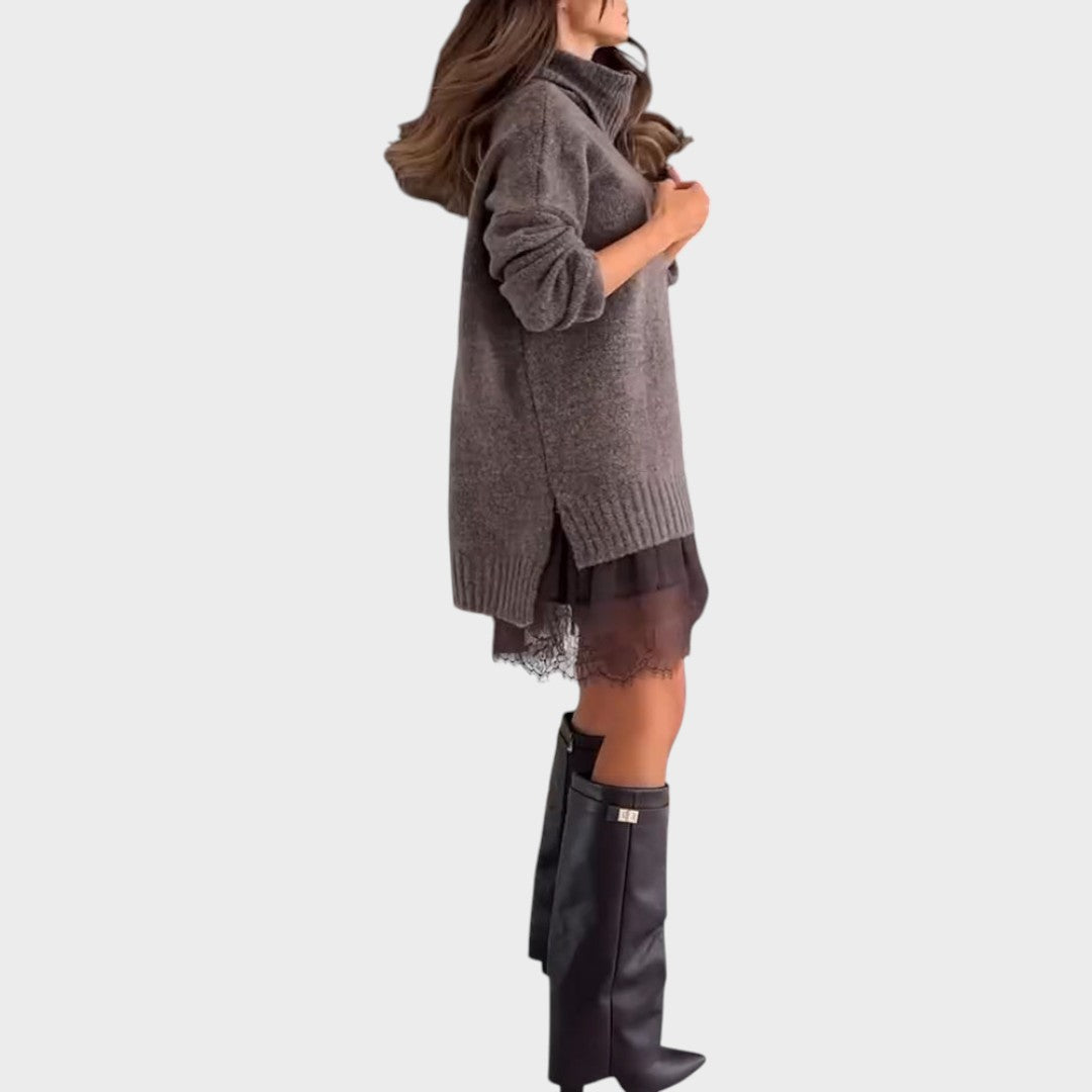 Nora | Oversize-Strickkleid