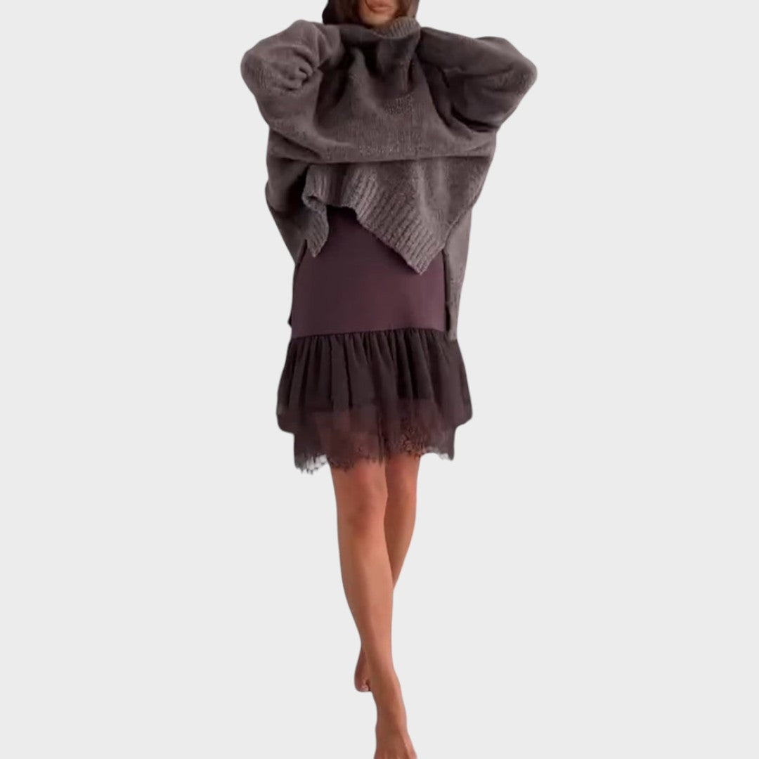 Nora | Oversize-Strickkleid