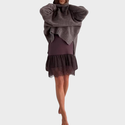 Nora | Oversize-Strickkleid