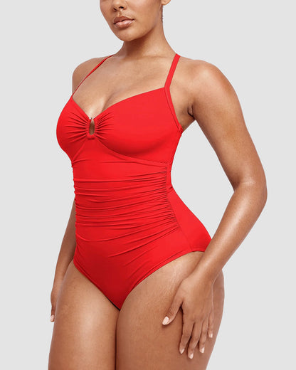 Elara Sculpt Cut-Out Swimsuit