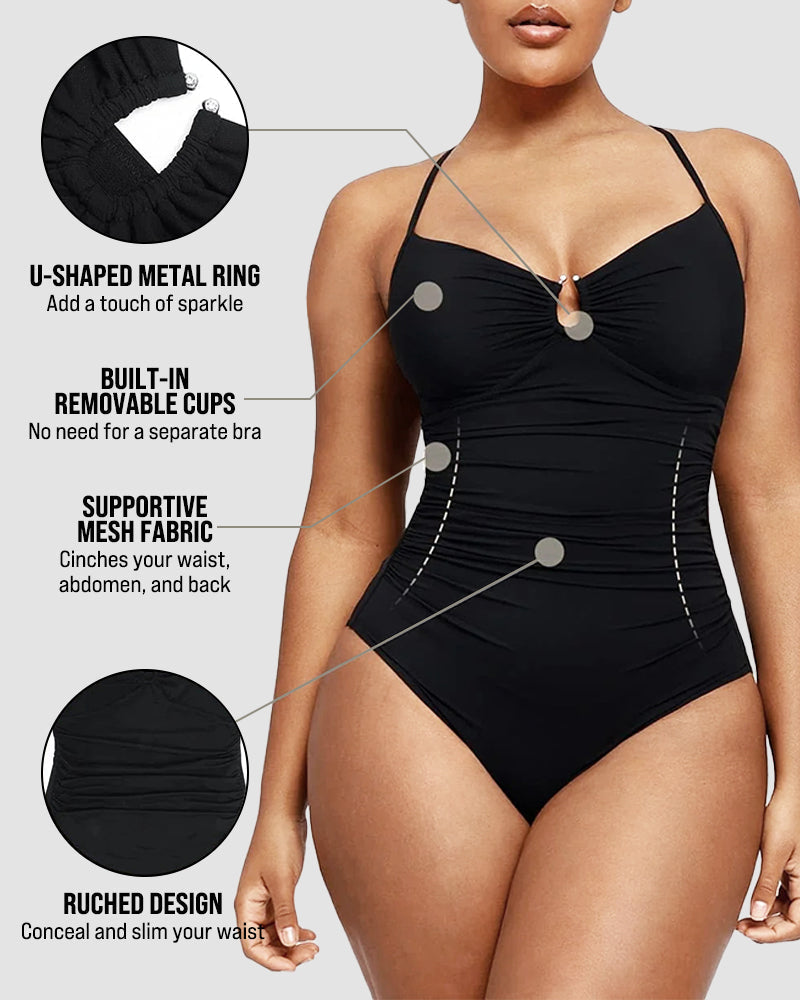 Elara Sculpt Cut-Out Swimsuit
