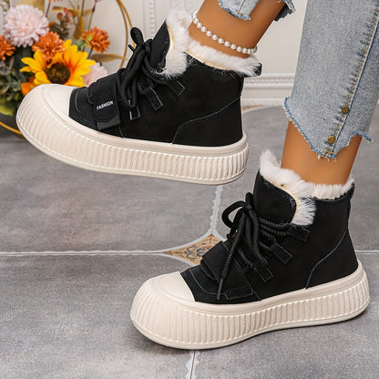 Nora | Gefütterte Mid-Top Winterstiefel