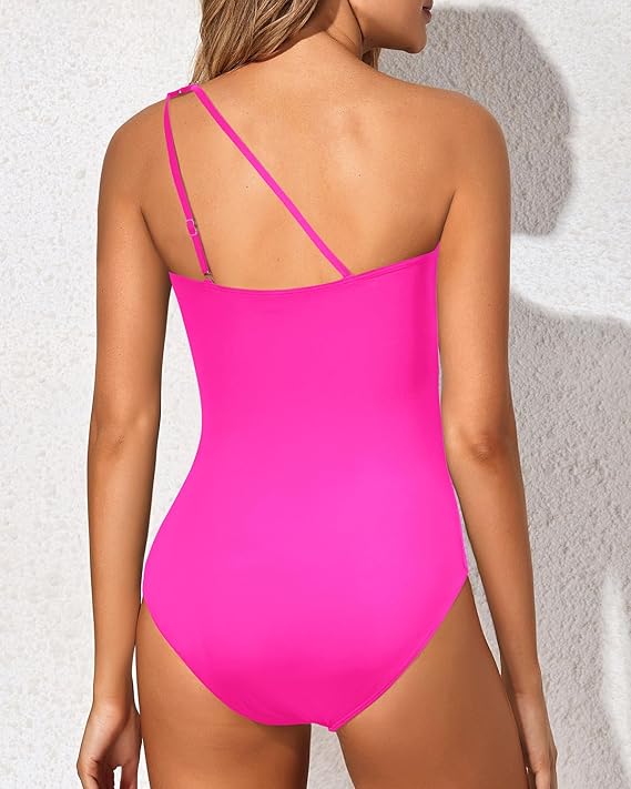 Grace One-Shoulder Sculpt Swimsuit