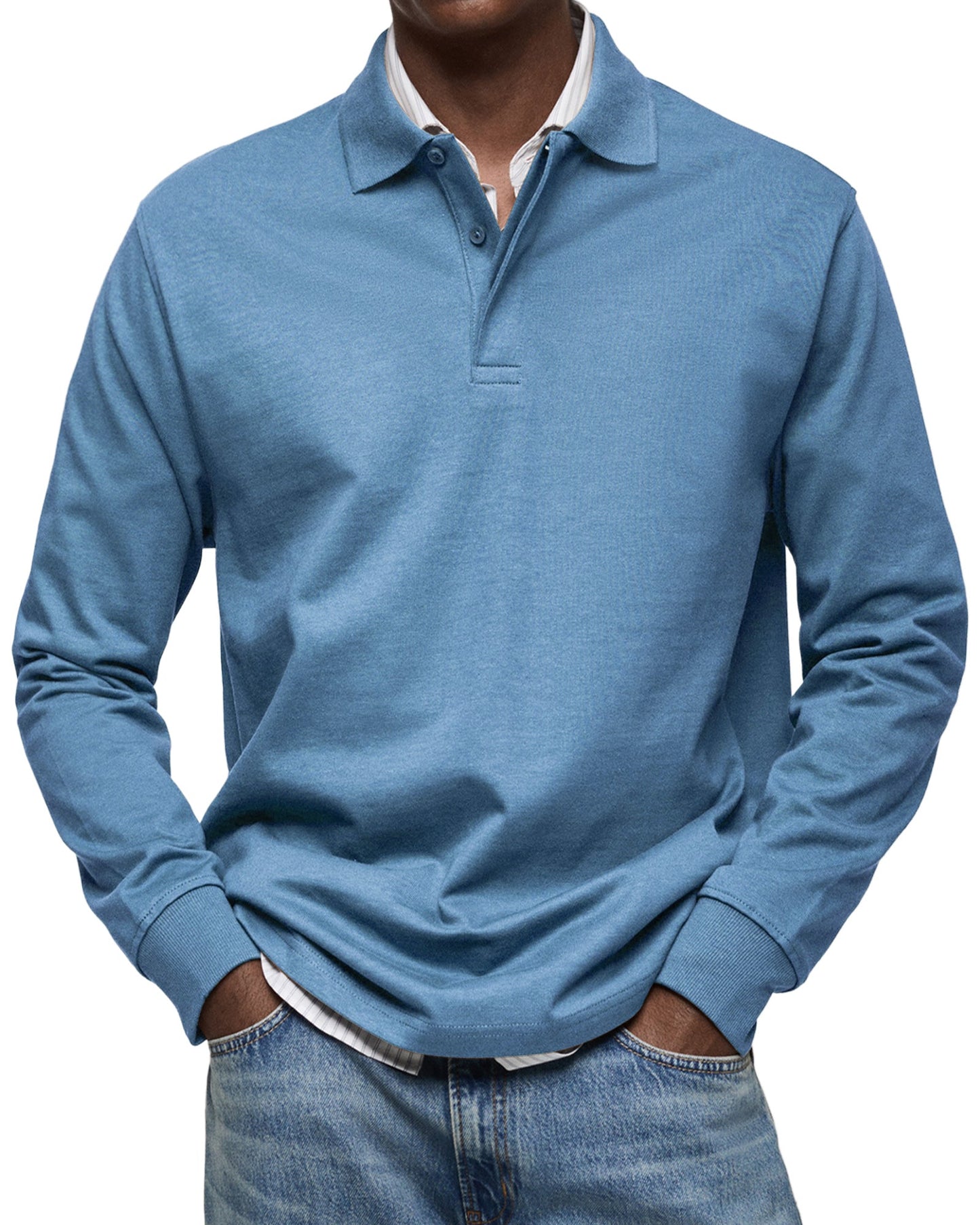 ZOUA | LUXURIÖSES LANGÄRMELIGES POLOSHIRT