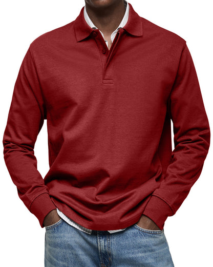 ZOUA | LUXURIÖSES LANGÄRMELIGES POLOSHIRT