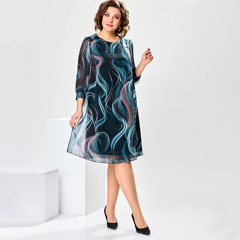 👗Dreamy Chiffon Midi Dress
