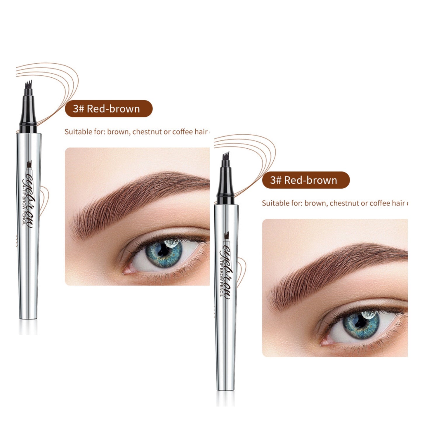 3D Microblading Eyebrow Pen + Magnetic Lashes Beauty Bundle