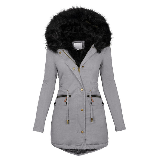 Elena | Warmer Winterparka mit Kapuze