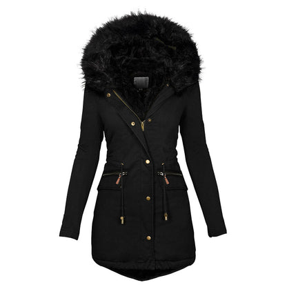 Elena | Warm Hooded Winter Parka