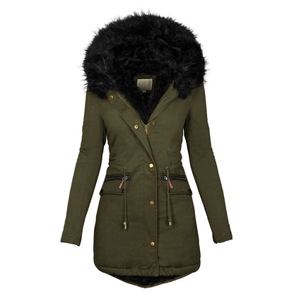 Elena | Warm Hooded Winter Parka