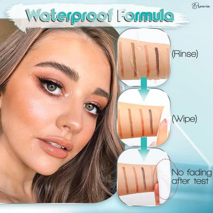 3D Microblading Eyebrow Pen + Magnetic Lashes Beauty Bundle