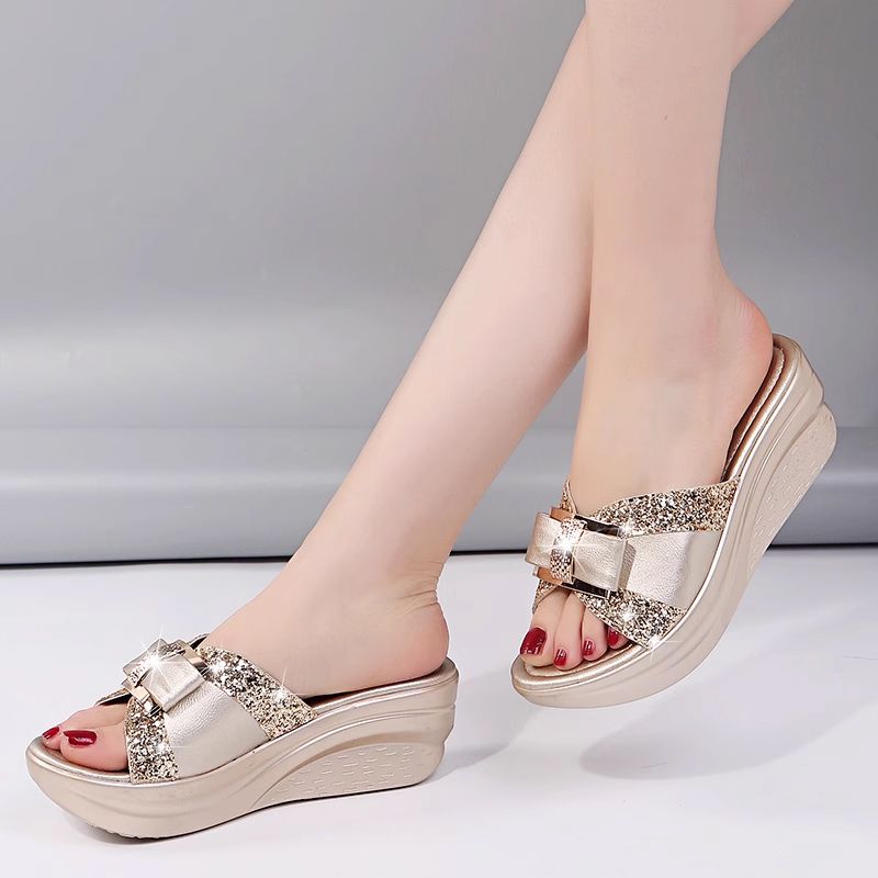 🌸Sandalen mit schrägem Absatzanstieg 5,5 cm 