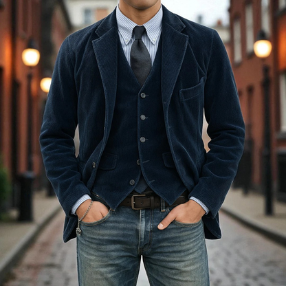 Tommy™ | 2-teiliges Set: Blazer & Weste