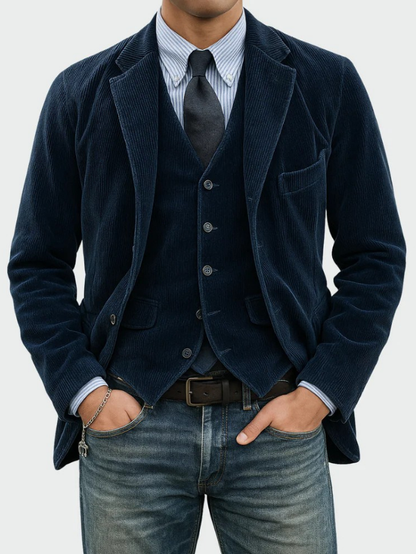 Tommy™ | 2-teiliges Set: Blazer & Weste