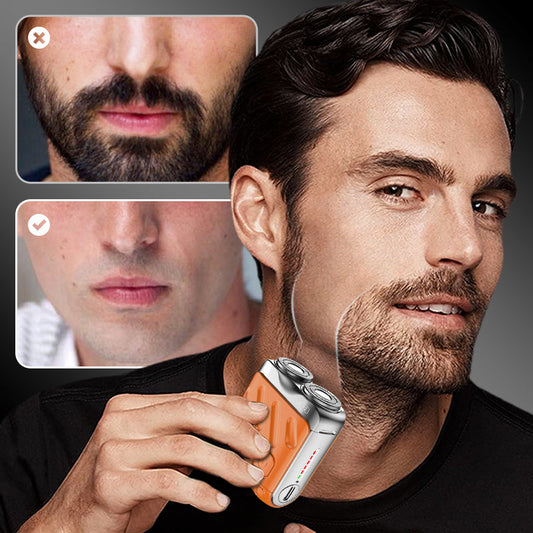 🖤2025 Nouveau design -50 % de réduction🖤Mini rasoir électrique pour hommes 