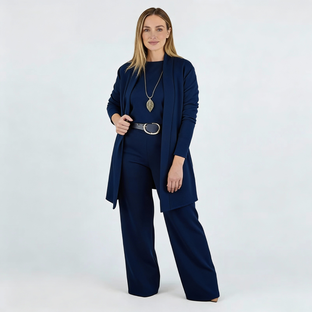 Premium 3-teiliges Set – eleganter und bequemer Komplettlook