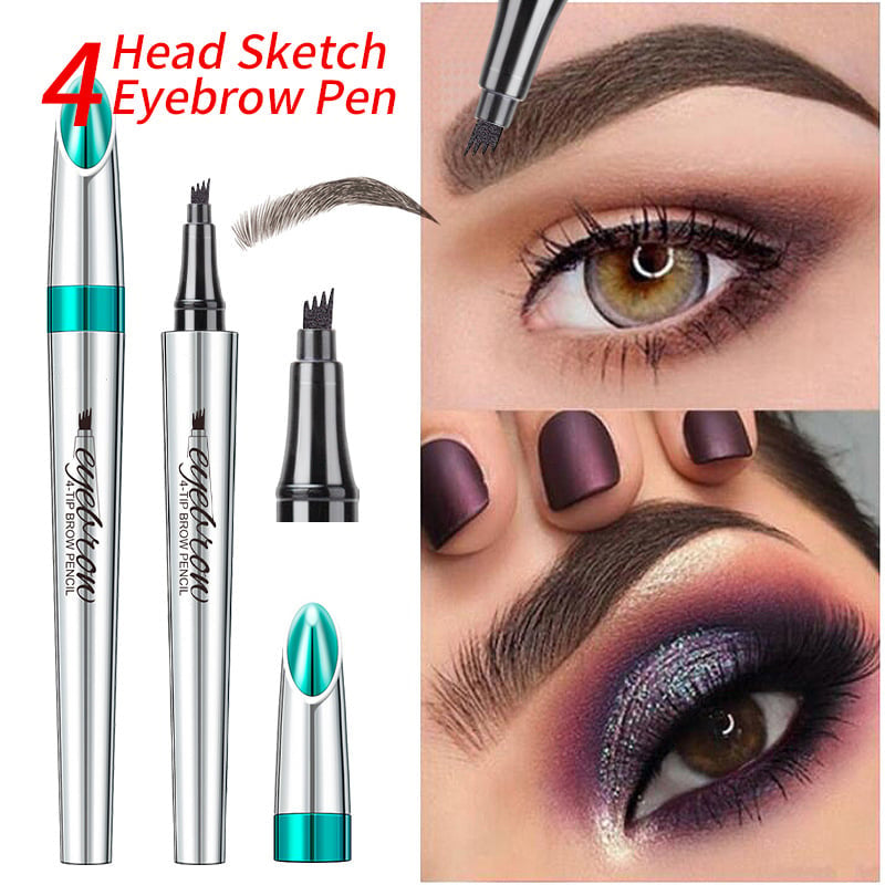 3D Microblading Eyebrow Pen + Magnetic Lashes Beauty Bundle