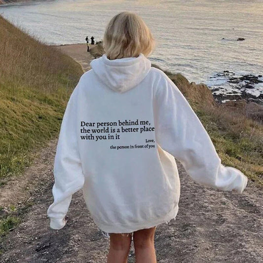 Dear Person Behind Me - Oversized Hoodie