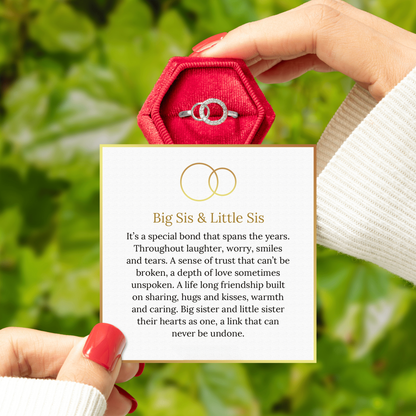 An meine Schwester – Für immer verbundener Ring