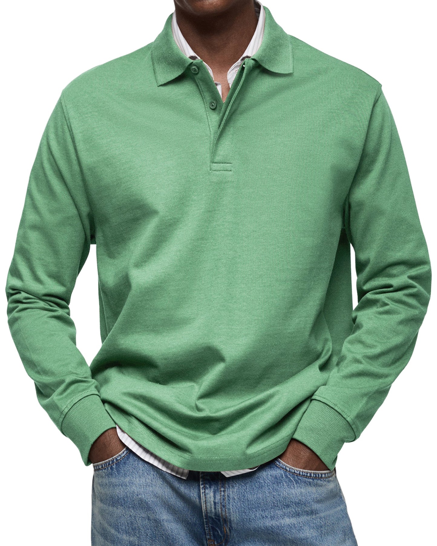 ZOUA | LUXURIÖSES LANGÄRMELIGES POLOSHIRT