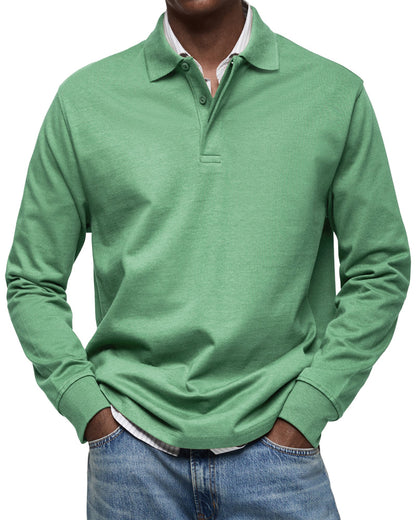 ZOUA | LUXURIÖSES LANGÄRMELIGES POLOSHIRT