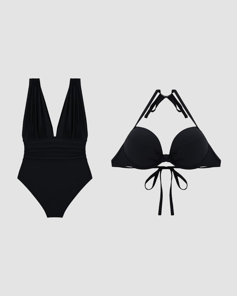 Alora Deep V Sculpt Swimsuit