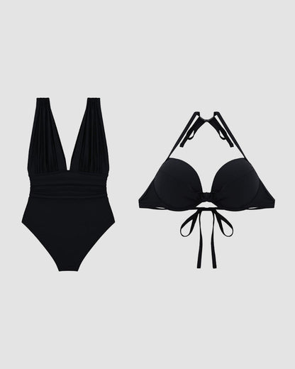 Alora Deep V Sculpt Swimsuit