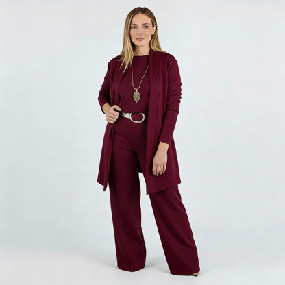 Premium 3-teiliges Set – eleganter und bequemer Komplettlook