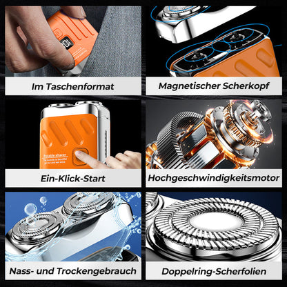 🖤2025 Neues Design 50 % Rabatt🖤Mini-Elektrorasierer für Männer 