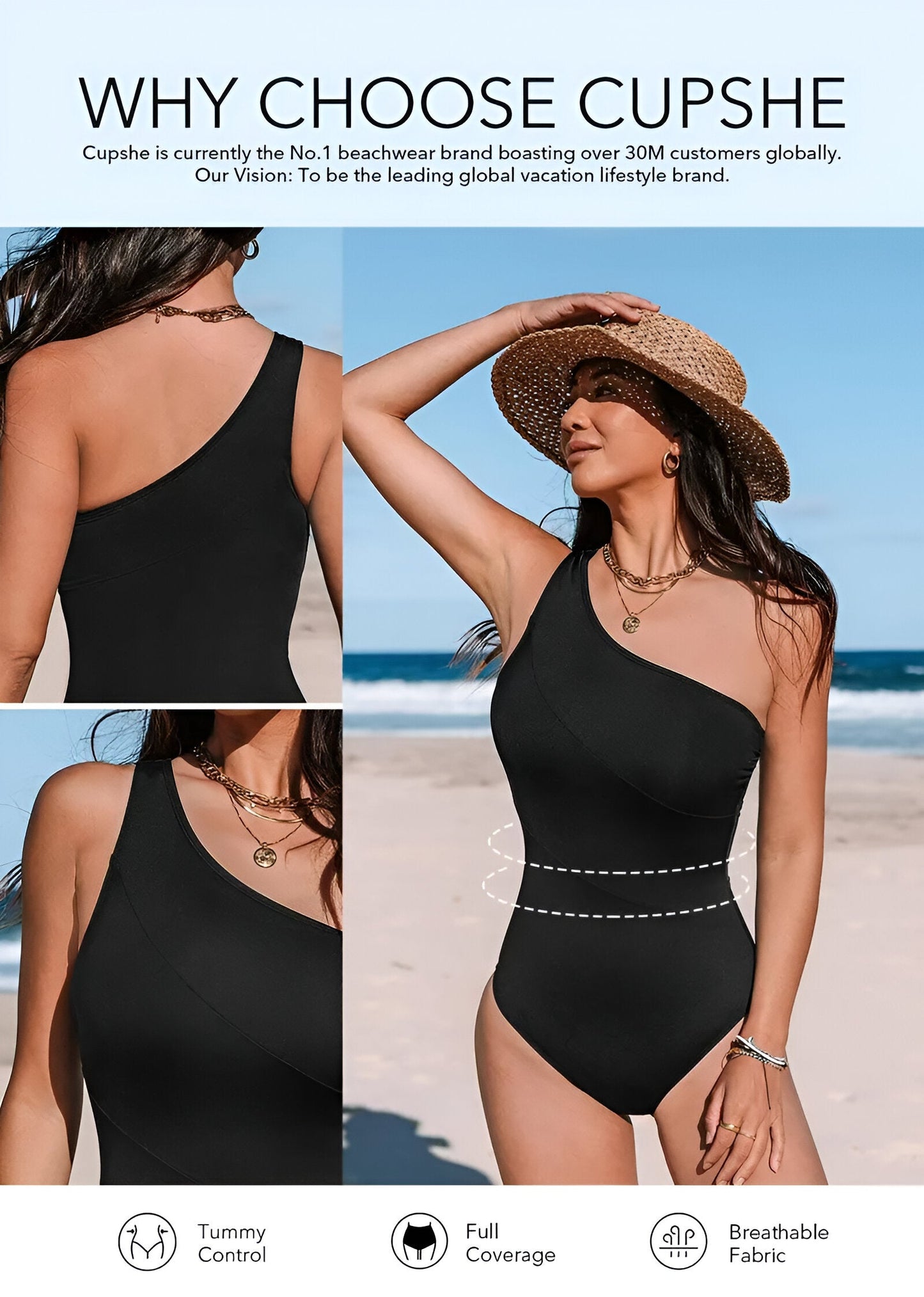 Vera Lace-Up Sculpt Swimsuit