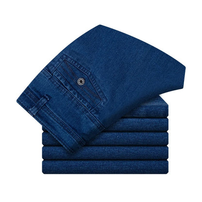 👖Herrenjeans mit hoher Taille und geradem Schnitt