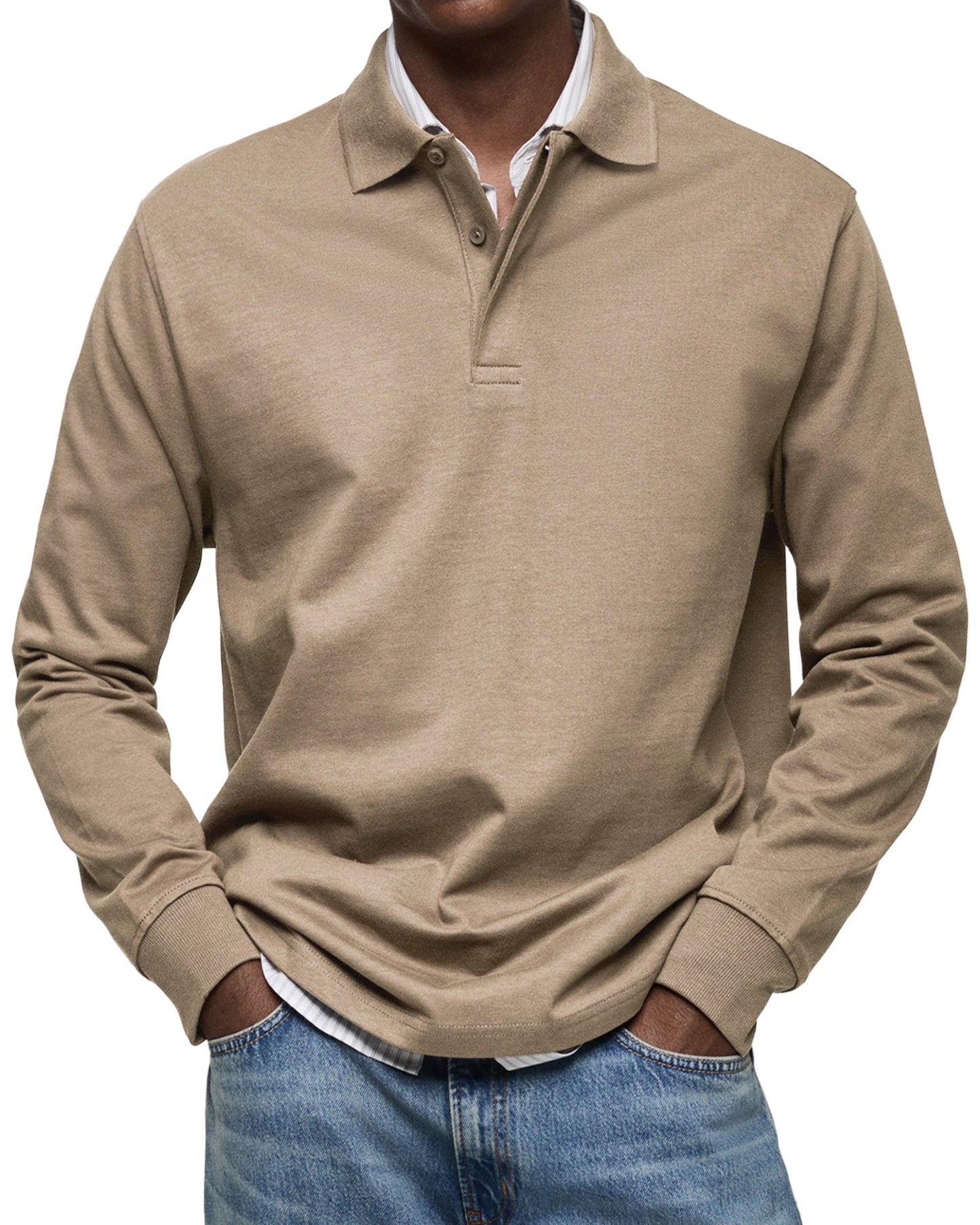 ZOUA | LUXURIÖSES LANGÄRMELIGES POLOSHIRT