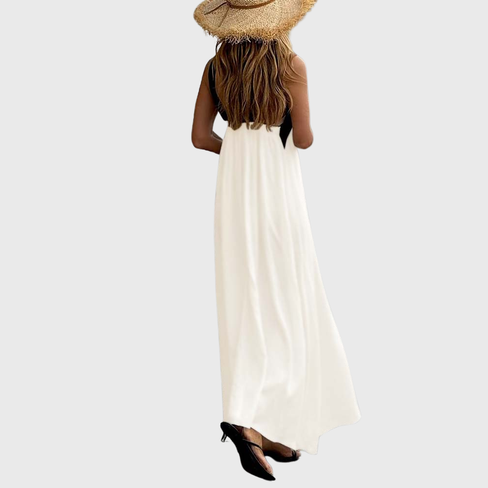 Damen Sommerkleid mit Kreuzausschnitt 