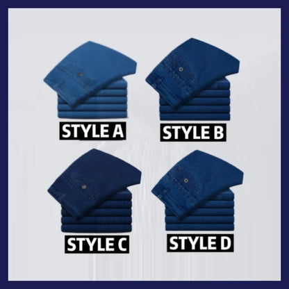 👖Herrenjeans mit hoher Taille und geradem Schnitt
