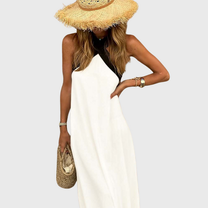 Damen Sommerkleid mit Kreuzausschnitt 