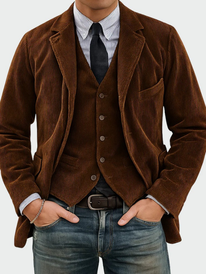 Tommy™ | 2-teiliges Set: Blazer & Weste