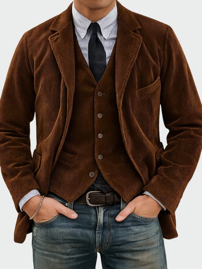 Tommy™ | 2-teiliges Set: Blazer & Weste