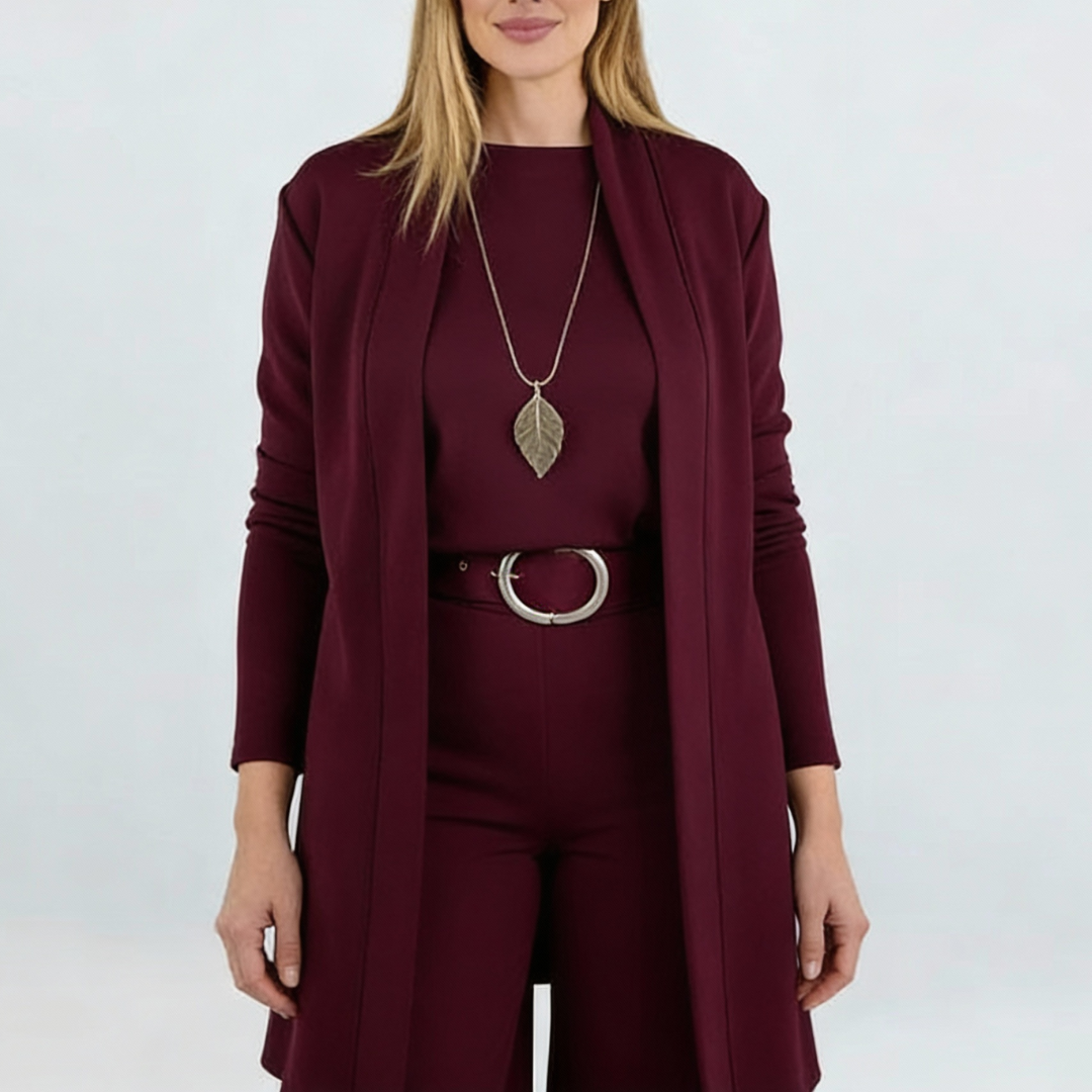 Premium 3-teiliges Set – eleganter und bequemer Komplettlook