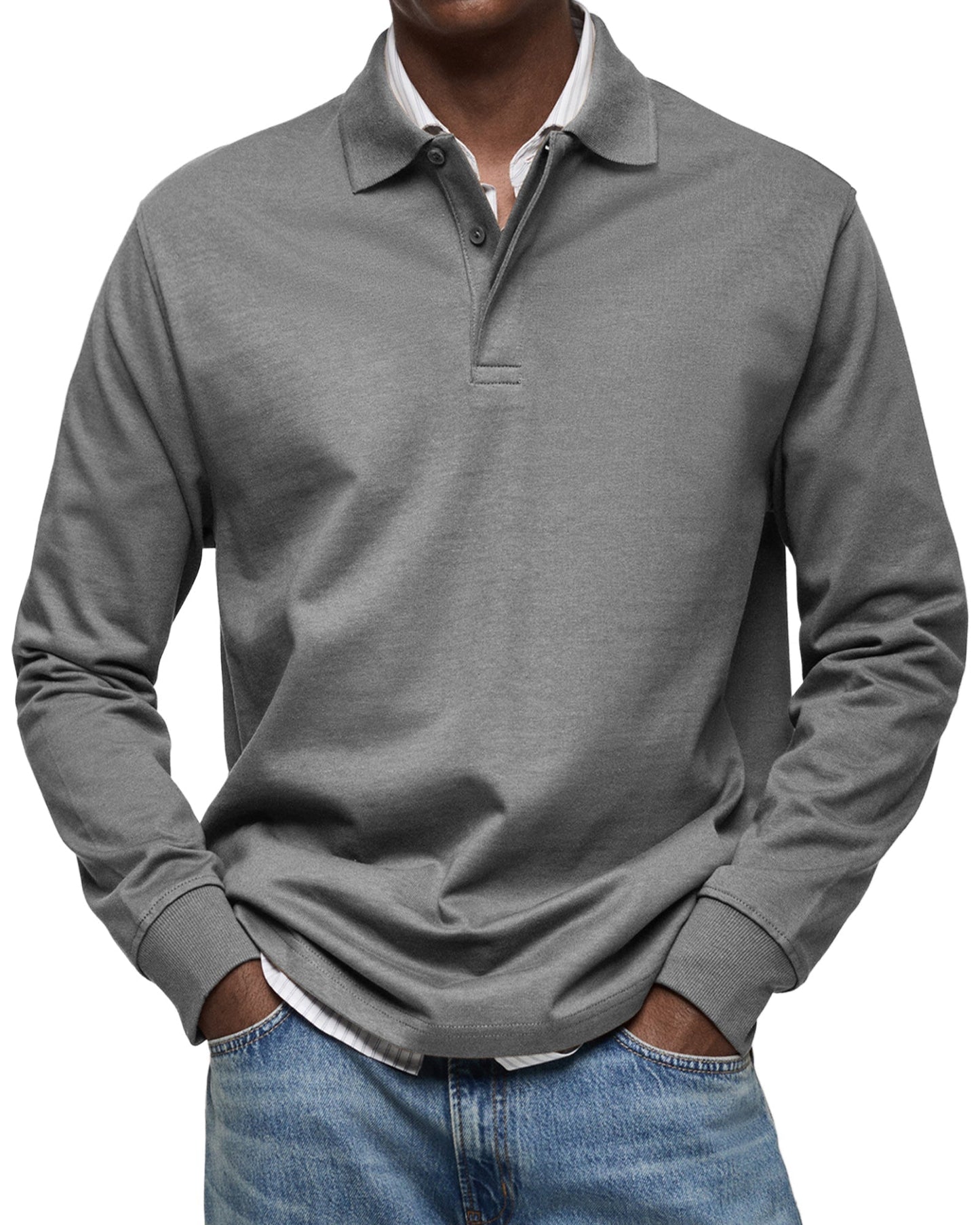 ZOUA | LUXURIÖSES LANGÄRMELIGES POLOSHIRT