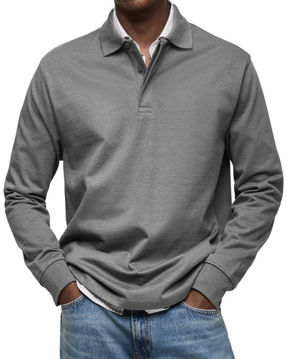 ZOUA | LUXURIÖSES LANGÄRMELIGES POLOSHIRT