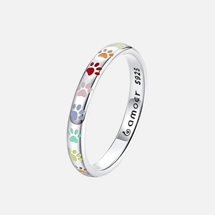 Ilduara™ | Silberring mit Fingerabdruck