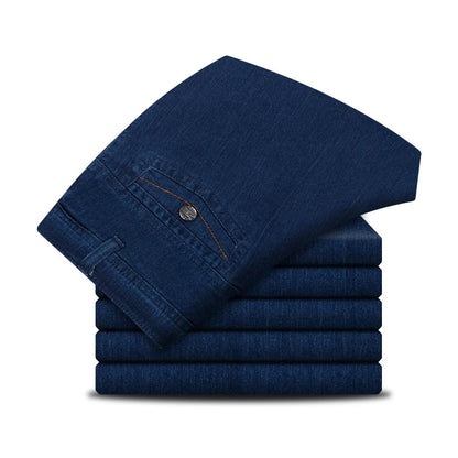 👖Herrenjeans mit hoher Taille und geradem Schnitt