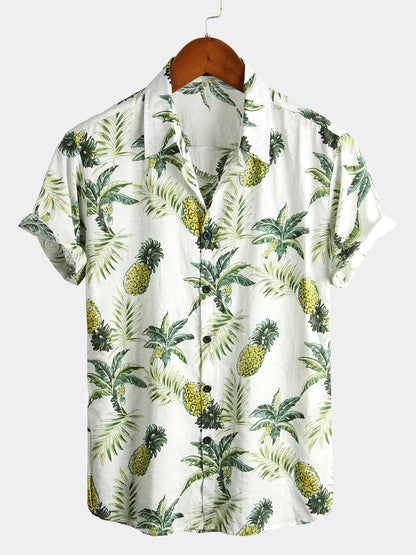 Herren-Strandhemd „Pineapple“