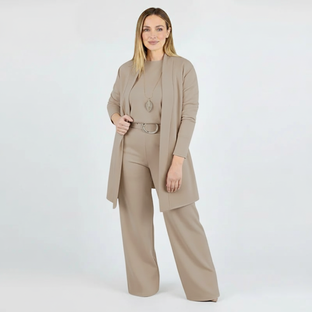 Premium 3-teiliges Set – eleganter und bequemer Komplettlook